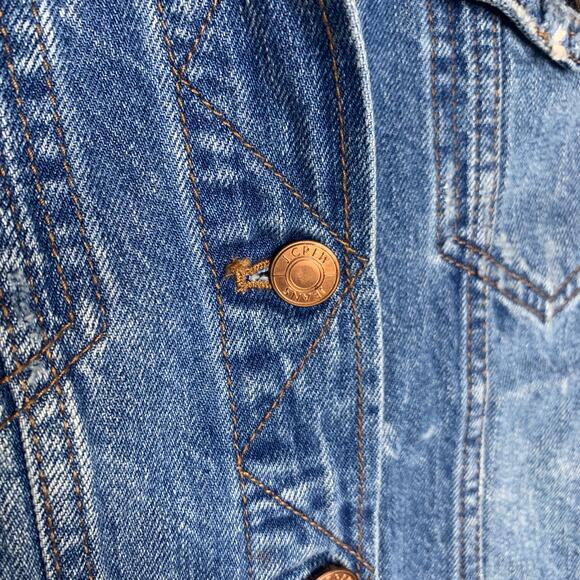 J. Crew Medium Wash Fitted Jean jacket Classic Sz Medium - Picture 8 of 9